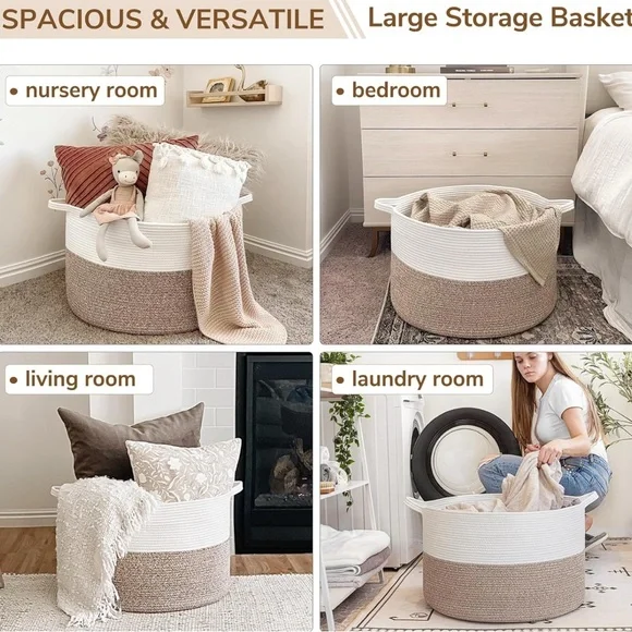XXXLarge Blanket Basket Living Room - 22